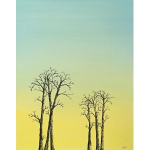 Irtiza Kazmi, 18 x 24 inches, Acrylics on Canvas, Landscape Painting, AC-IRTK-048